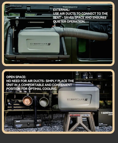 Inverter Mobile Air Conditioner Low Power Cooling for Camping RVs Home Use Emergency Tool
