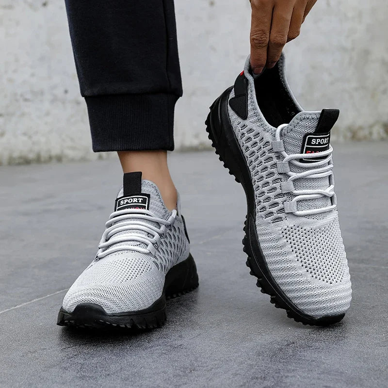 Mesh Shoes Men's Breathable 2025 Summer Mesh Thin Single Men's Full Mesh Men's Trendy Fashionable Casual Running Sports Shoes