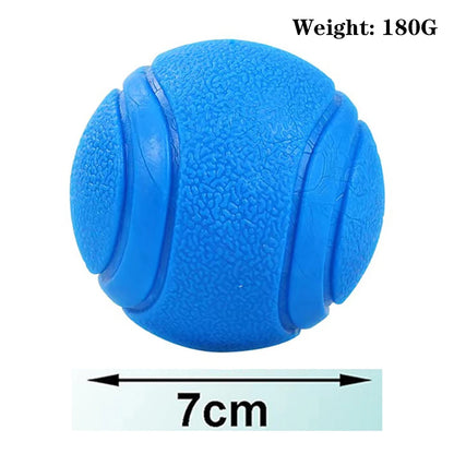 Pet Solid Elastic Toy Ball Cat/Dog Toy Ball 5/6/7CM Rubber Bite Resistant Dog Outdoor Training Tool Pet Teeth Cleaning Supplies