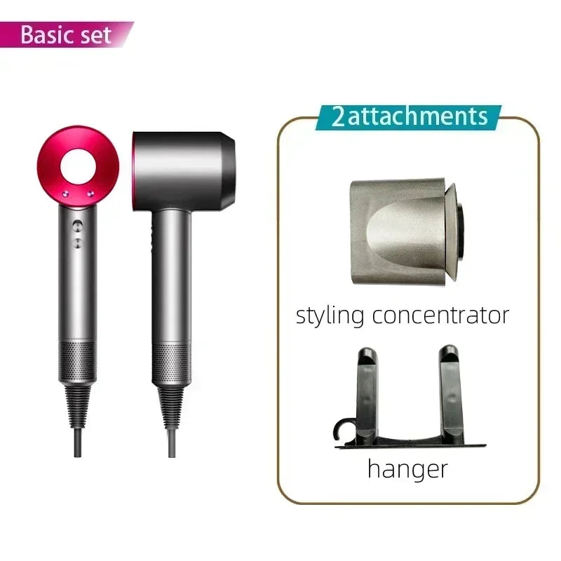 Sèche-cheveux Super Hair Dryer 220V sans balais, soin capillaire personnel, coiffage, outil à ions négatifs, programme de séchage, sèche-cheveux électrique à ions négatifs