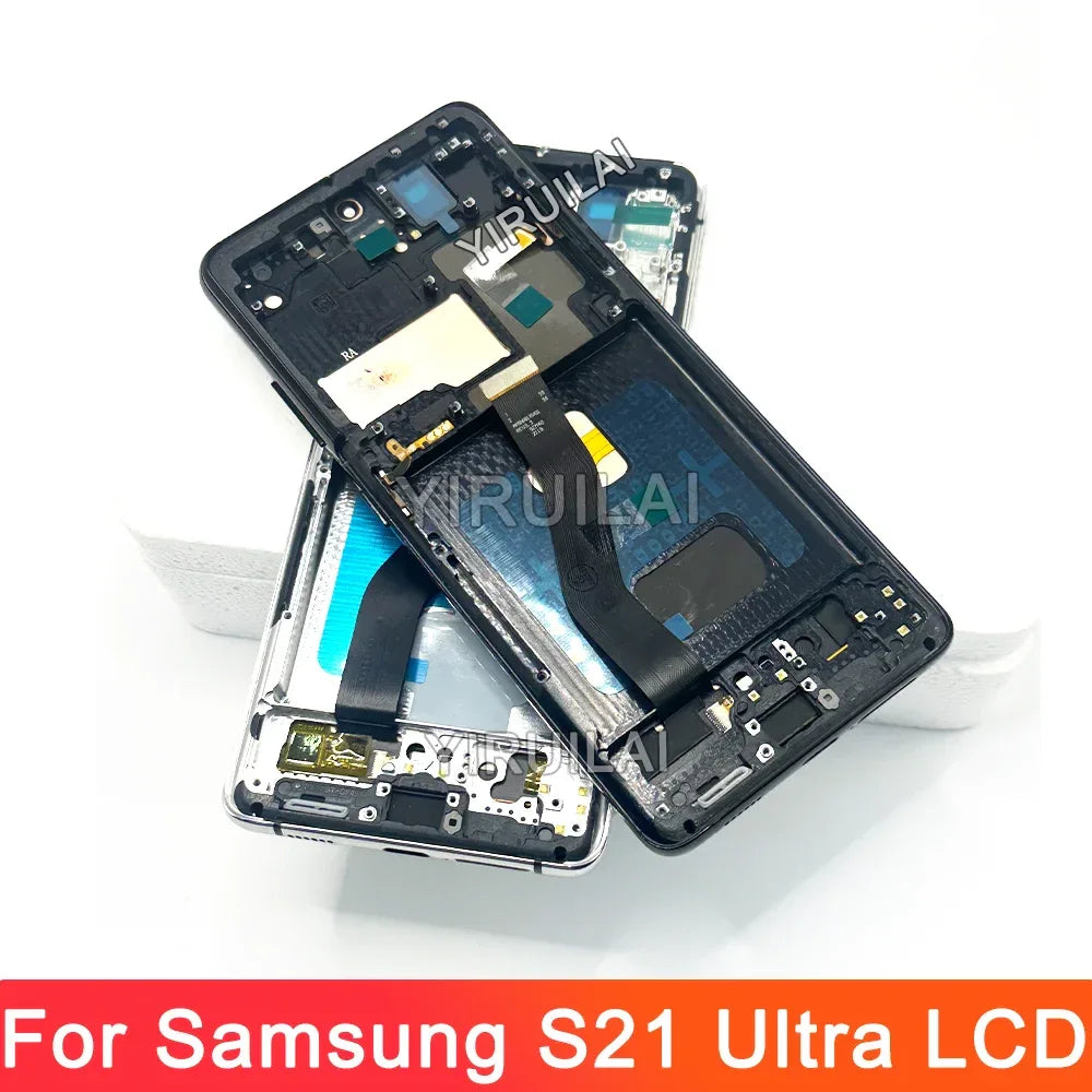 6.78" Super AMOLED For Samsung S21 Ultra 5G G998 G998U Display Touch Screen Digitizer For Samsung S21Ultra G998B LCD