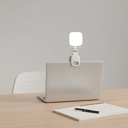 Adjustable LED Selfie Ring Light USB Rechargeable Selfie Light with 3 Modes Clip on Selfie Fill Li