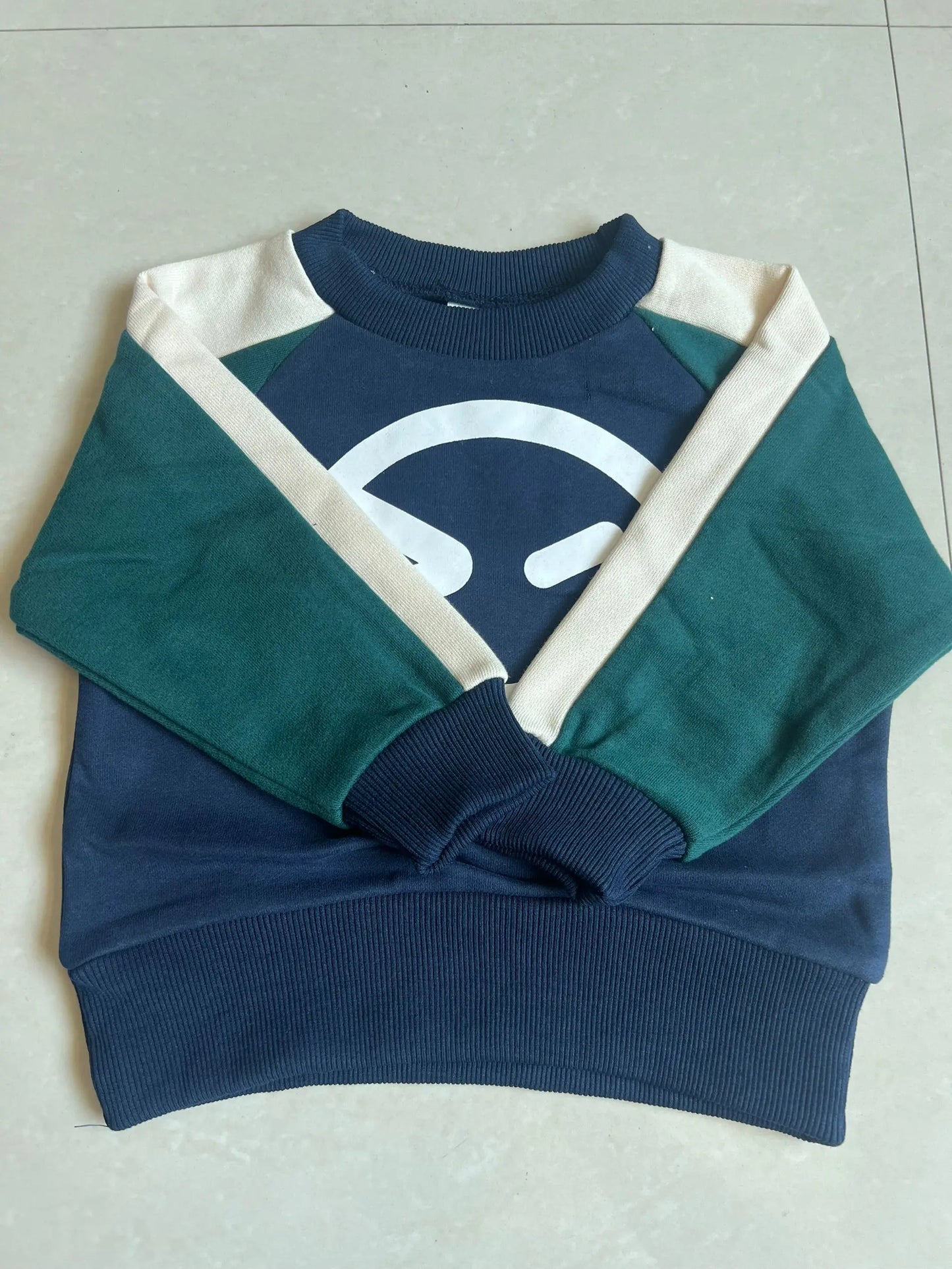 2025 Autumn Kids Sweaters Printed Girl Boy Casual Sweatshirts Long Sleeve Children Pullover Pant Set Clothes