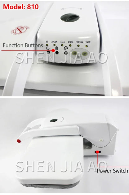 Steam Iron Family Hotel Commercial Large Area Ironing Machine Model 810 Table Steam Ironing Machine 1600W Dry Press for Laundry
