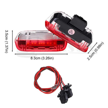 For VW Golf 5 6 7 7.5 T-ROC CC Passat Jetta Tiguan Variant Phidnon Scirocco Touran Auto Signal Lamp 2Pcs 12V LED Car Door Light