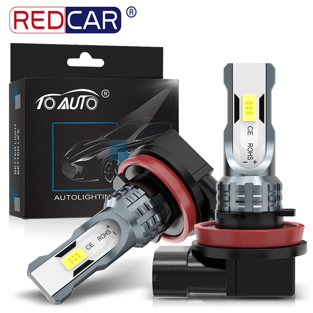 H8 H11 LED Headlights Canbus H7 9005 HB3 9006 HB4 Fog Light Bulb 30000LM 5500K LED Daytime Car Lamp for Auto 12V Headlamp