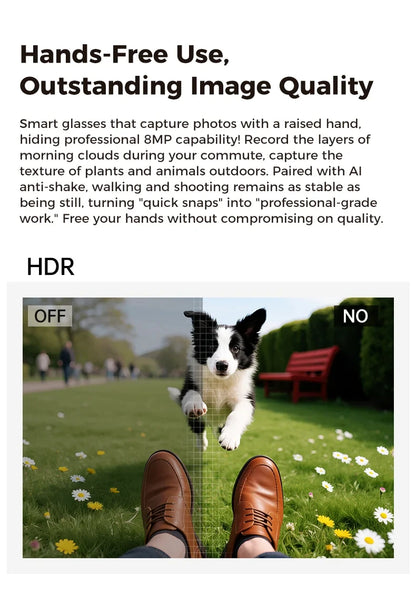 2026 New 8MP Camera Smart AI Glasses 3600mAh Charging Case Power Bank 1080P HD Camera ChatGPT 32GB Translation Video Sunglasses