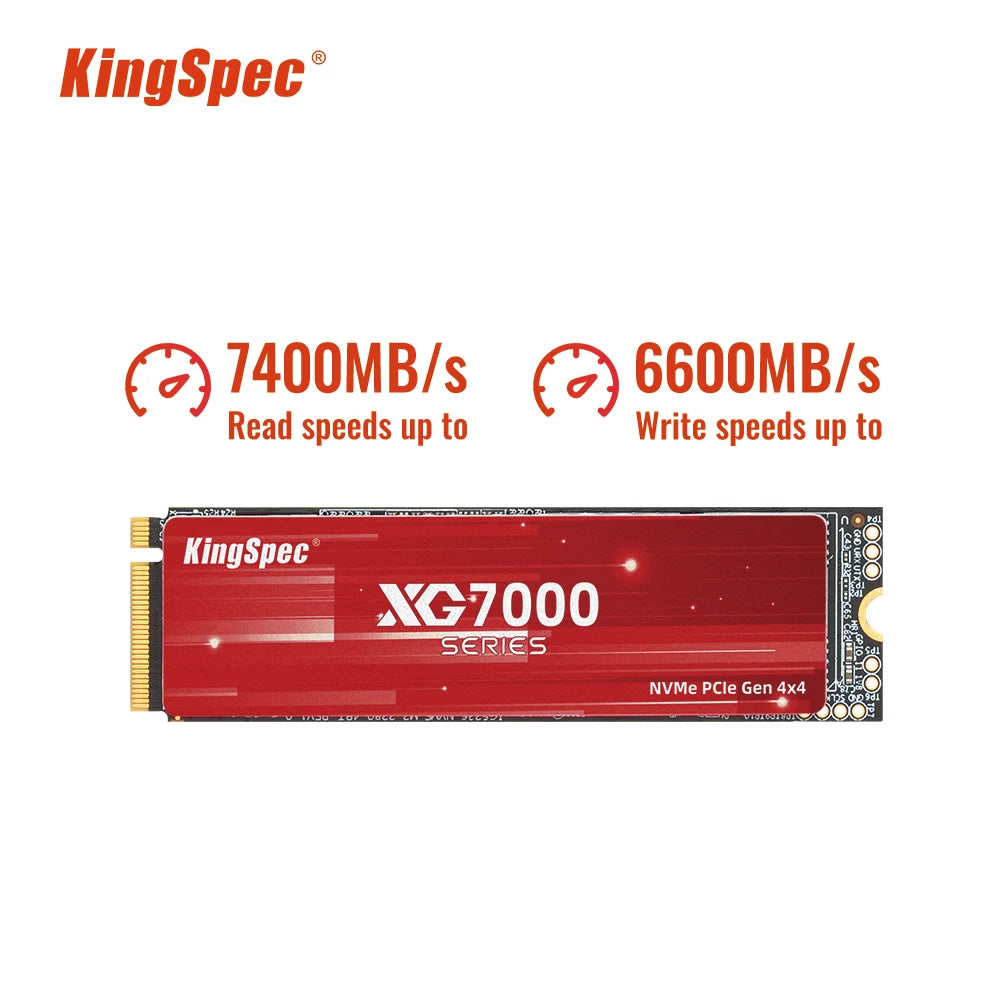 KingSpec M2 PCIe4.0 NVMe SSD 512G 1TB 2TB PCIe3.0 500g 4tb Hard Drive Hard Drives Hdd Disk hd for Laptop Desktop PS4 PS5