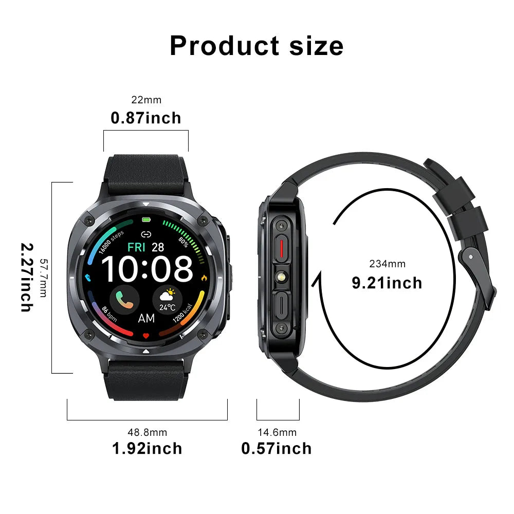 BWSMRIG New Men Smart Watch IP68 Waterproof Bluetooth call  Heart Rate Sleep Monitoring Sport Fitness Smartwatch for Android IOS