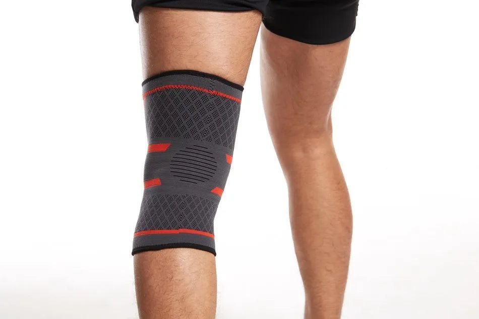 WOSWEIR-1 PC Elastic Knee Pads Nylon Sports Fitness Kneepad Fitness Gear Patella Brace Running Basketball Volleyball Support