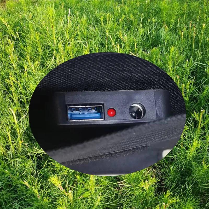 100W Foldable Solar Panel DC+USB Fast Charging 18V Portable Folding Bag Power Bank for Mobile Phone Camping Outdoor Emergency