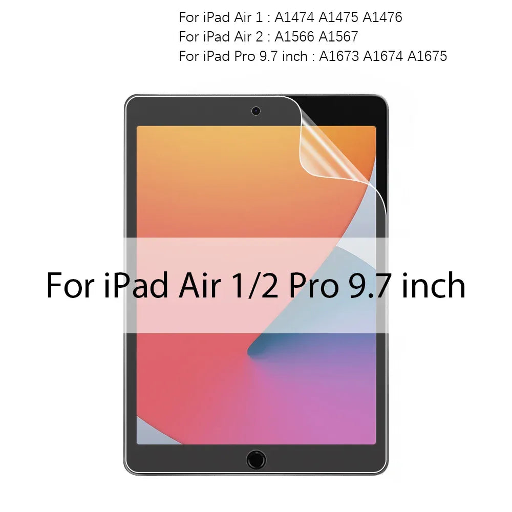 2PCS Matte Like Paper Film Screen Protector for IPad A16 11th Pro 13 12.9 11 2025 M5 M4 Air 4 5 3 10th 9th 8th 7 Mini 6 7 Screen