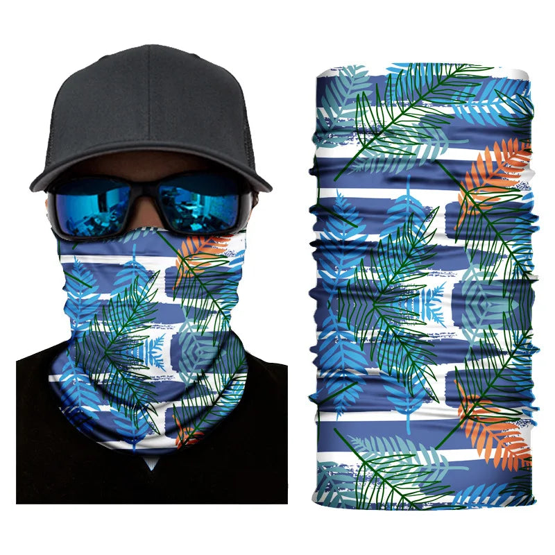 UV Protection Face Mask Neck Gaiter Windproof Scarf Sunscreen Breathable Bandana Balaclava for Sport Outdoor Running Motorcycle