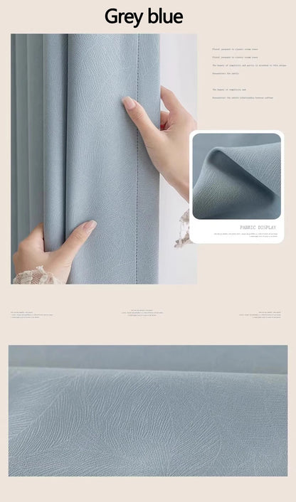 YCENTRE High Shading Rate Blackout Curtain, Blinds for Living Room, Window Treatment Drapes for Bedroom,Big size Custom Made