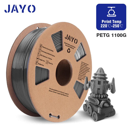 JAYO PETG/PLA+/SILKPLA/PLAMeta/PLAMatte/ABS/ PLA Filament 1.75mm 1.1/0.65KG 3D Printer Filament For FDM 100% No Bubble Mix Color