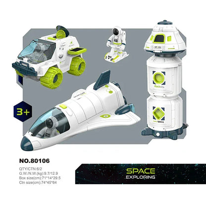 Puzzle Acousto Optic Space Toys Space Model Air Force Shuttle Space Station Rocket Aviation Series Toy Forkids Christmas Gift