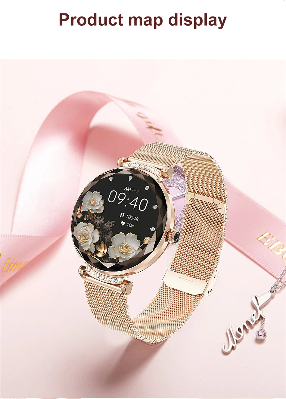 LIGE Fashion Ladies Smart Watch NX7 Pro AMOLED Screen Health Monitoring BT Call Female Women Sport Fitness Tracker Smartwatch