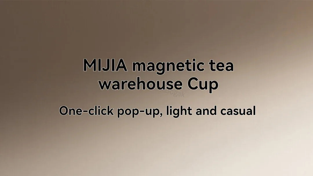2025 Mijia Magnetic Tea Warehouse Cup Portable 800ml Tritan One-touch Pop-up Lid Water Bottle Tea Filtration Water Cup