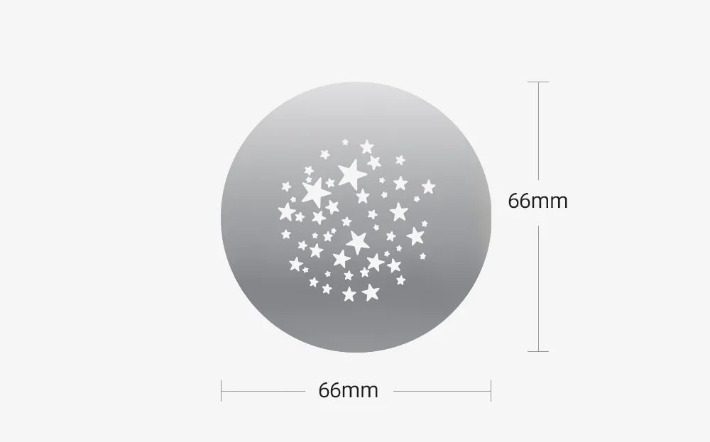 SOONPHO Conical Snoots Graphic Cards for OT1 OT1PRO Projection Film  DIY Shape Insert Photography Background Match Godox Lights
