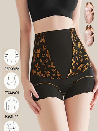 Women's Shapewear Panties Slim Fit High Waist Hip Lifting Postpartum Abdominal Shapewear Exquisite Close Intimates Briefs