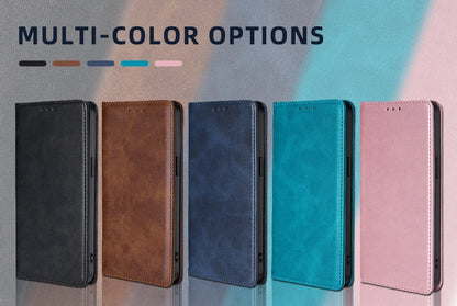 Business Magnetic Phone Case for Tecno Spark 20 10 Pro 20C 10C 8C Spark GO 2024 Pop 8 Pro Leather Wallet Case Flip Cover