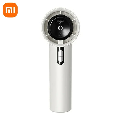 Xiaomi Ultra Quiet 100 Speed Handheld Fan USB Rechargeable Portable Mini Turbo Fan for Office and Travel with LED Indicator