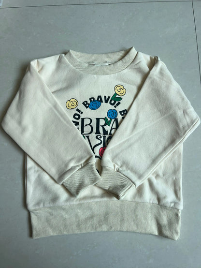 2025 Autumn Kids Sweaters Printed Girl Boy Casual Sweatshirts Long Sleeve Children Pullover Pant Set Clothes