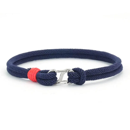 Simple Mens Bracelets Hand-Woven Detachable 7 Colors Rope Braclets Double Survival Braslet Pulseras Para Hombre Gift for Him
