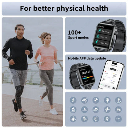 LIGE Smart Watch Sport Fitness Sleep Monitor Fashion Luxury Women's Watch Bluetooth Call Message Clearance Sale Men's Smartwatch
