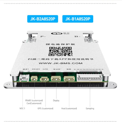 Jikong JK BMS 3s 4s 5s 6s 7s 8s 100A 200A 300A Smart Lifepo4 Li-ion Active Balance Lithium 12V 24v With RS485 CAN Bluetooth Heat