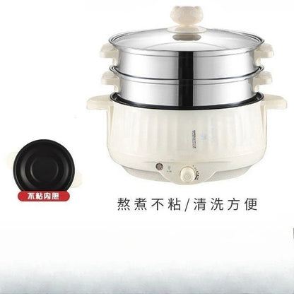 220V Multi Cookers Single/Double Layer Electric Pot 1-2 People Household Non-stick Pan Hot Pot Rice Cooker Cooking Appliances