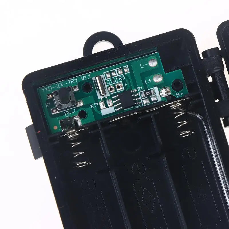 1 Set 3 Sections AA Battery Holder 3V No.5 Waterproof And Dustproof Battery Cartridge With Timing Function