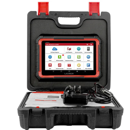 LAUNCH X431 PRO ELITE 8 inch Car Diagnostic Tools Auto OBD OBD2 Scanner All System CAN FD/DOIP Active Test 31 Reset ECU Coding