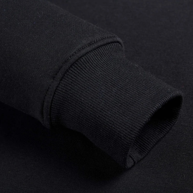 Custom Embroidery Cotton Sweatshirt Customized Brand Design Company Logo Text Men Women Thick Fleece Warm Quality Clothes 350gsm