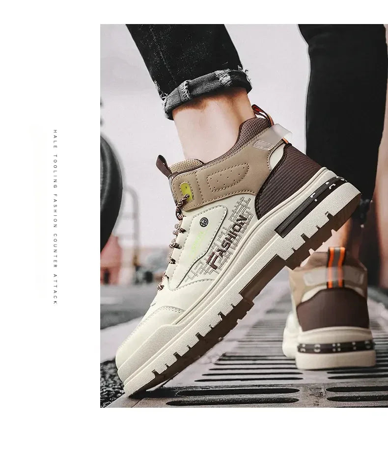 Sneakers Men Casual Autumn Vulcanized Shoes Male Walking Sport Shoes Outdoor Sneakers Male Sneakers Soft Sole Walking Shoes
