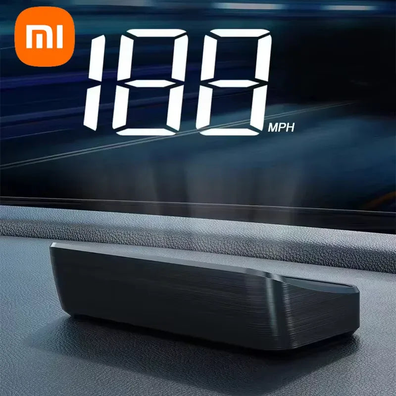 XIAOMI New HUD Head Up Display Digital New In-vehicle Speedometer Speed Mete GPS Compass Multifunctional Car Windshield Project