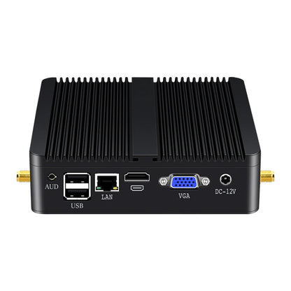 XCY Fanless Mini PC Intel Core I7 4500U I5 4200U Gigabit Ethernet HDMI VGA Display 8x USB Ports Support WiFi Windows Linux