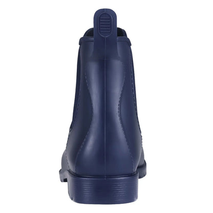 Evshine Fashion Short Rain Shoes For Women New Lady Chelsea Boots Outdoor Anti-slip Waterproof Rain Boots Sodt Rubber Ankle Boot