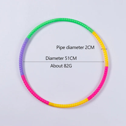 Sport Removable Color Hoop Equipment For Children Portable Exercise Plastic Fitness Training Circle Children's Best Gifts