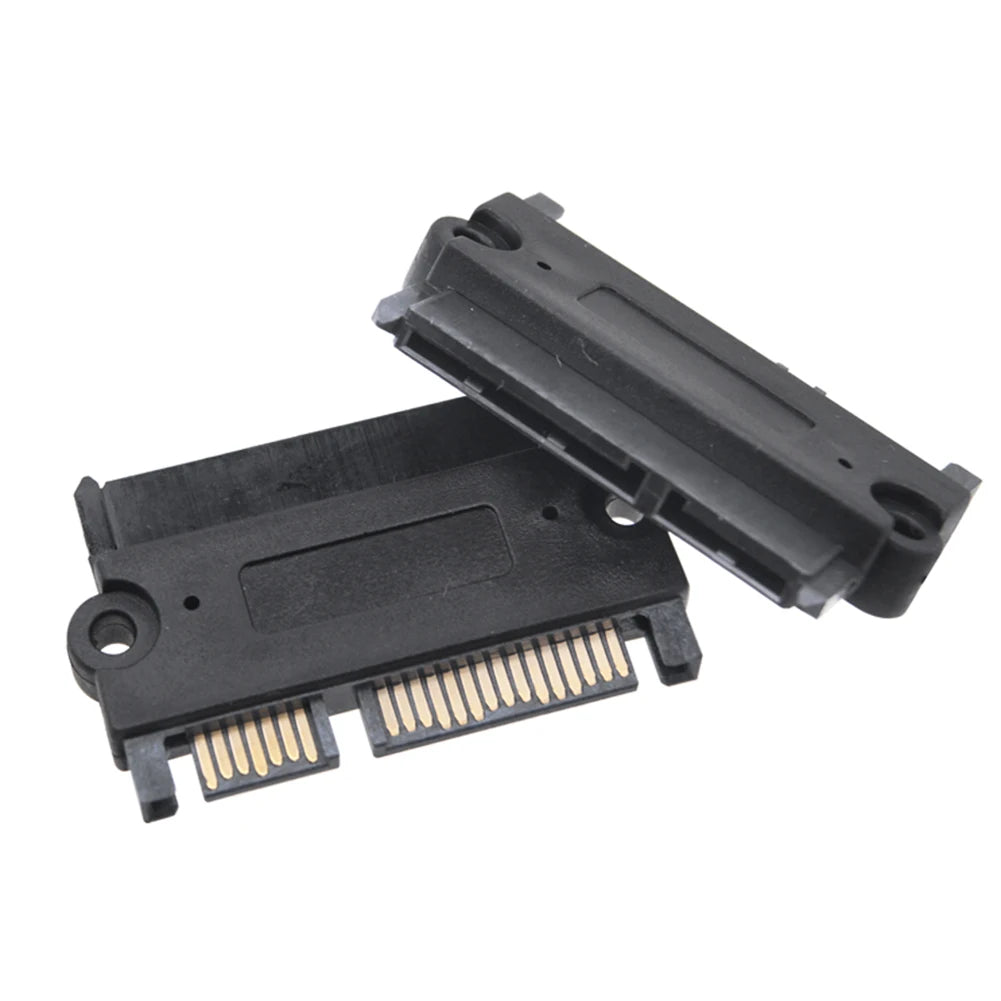 1-20PCS SATA Male To Female Power Data Converter 22Pin 7+15 Male To Female SATA To SATA Converter SATA To SATA Adapter