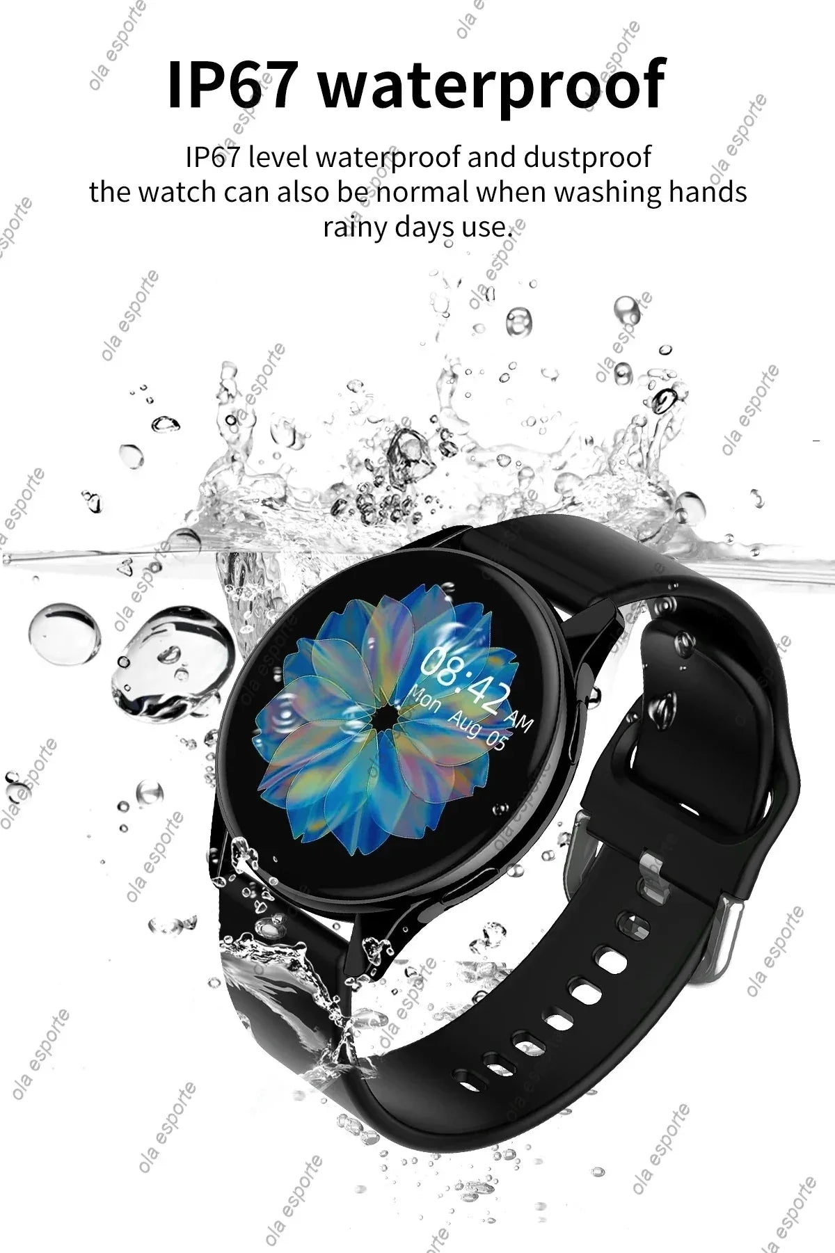 Bluetooth Call Smart Watch Pro 1.39-Inch Custom Dials Music Sports Men Women Watch 6 Health Monitor Smartwatch For Android IOS