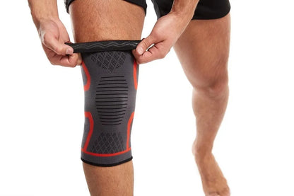WOSWEIR-1 PC Elastic Knee Pads Nylon Sports Fitness Kneepad Fitness Gear Patella Brace Running Basketball Volleyball Support