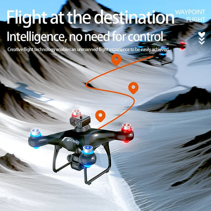 E55 Drone Mini Dual Camera 8K Aerial HD Profesional Remote Control Aircraft GPS Positioning Avoidance Brushless Motor Drone