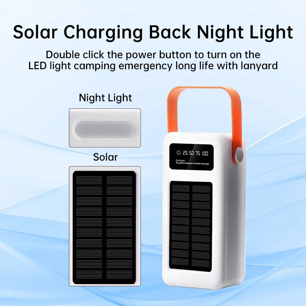 28 Solar 18650 Flat Head Battery Power Bank Welding Free Kit 22.5W Fast Charging Mobile Power Kit Easy Assembly