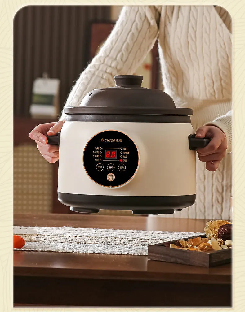 Electric slow cooker for baby food, ceramic household fully automatic stew pot, soup pot, electric slow cooker, porridge cooker