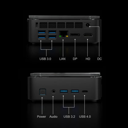 Chatreey AN3P Mini PC R7 H 255 Gaming Desktop Computer with WiFi 6/Bluetooth 5.2/HDMI/DP
