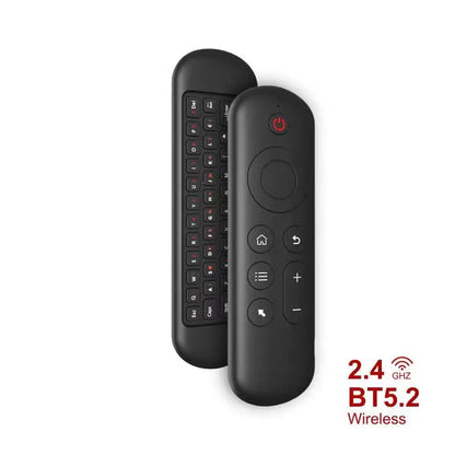 2.4GHz Wireless M5 Air Mouse BT 5.2 Mini Keyboard Backlit Remote Control IR Learning Remote Control for PC Android TV Box