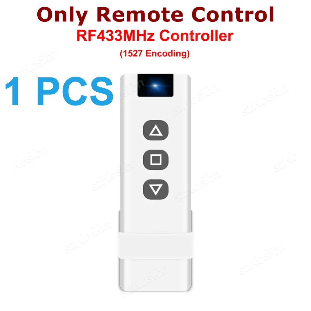 Tuya WiFi RF433 Smart Curtain Switch Controller Connect Roller Shutters Blinds Motor Switch Smart Life APP For Alexa Google Home