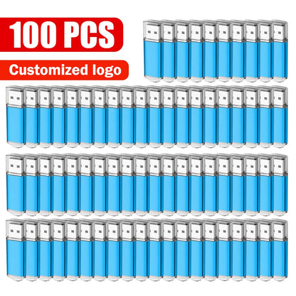 100pcs/lot factory price usb 2.0 flash drive 512MB 4GB 16GB usb metal pendrive 4GB 64GB usb memory stick Free Custom logo gifts