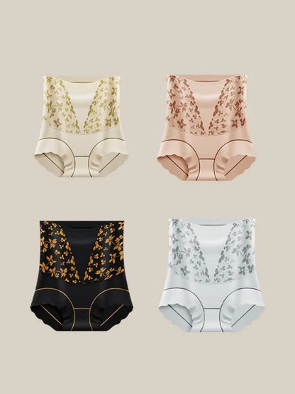 Women's Shapewear Panties Slim Fit High Waist Hip Lifting Postpartum Abdominal Shapewear Exquisite Close Intimates Briefs